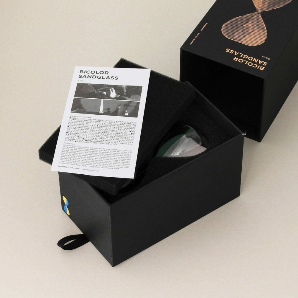 ⎪厭世文具⎪日本 Hightide penco 雙色玻璃砂時計沙漏 M 10分鐘-細節圖11