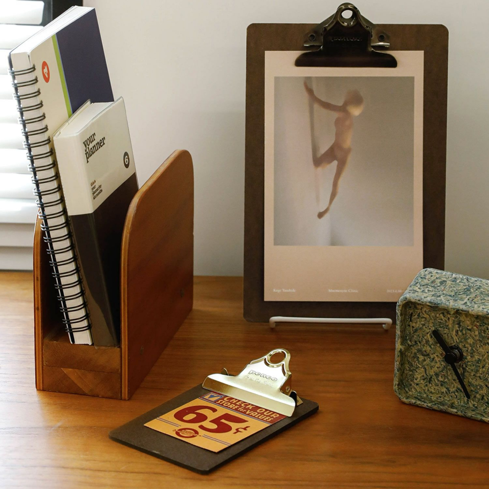 ⎪厭世文具⎪日本 Hightide penco 木纖維紙板夾 古銅色A4/A5兩款-細節圖5