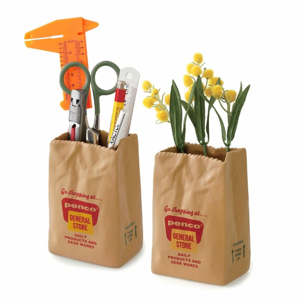 ⎪厭世文具⎪日本 Hightide Penco 紙袋造型筆筒-細節圖9