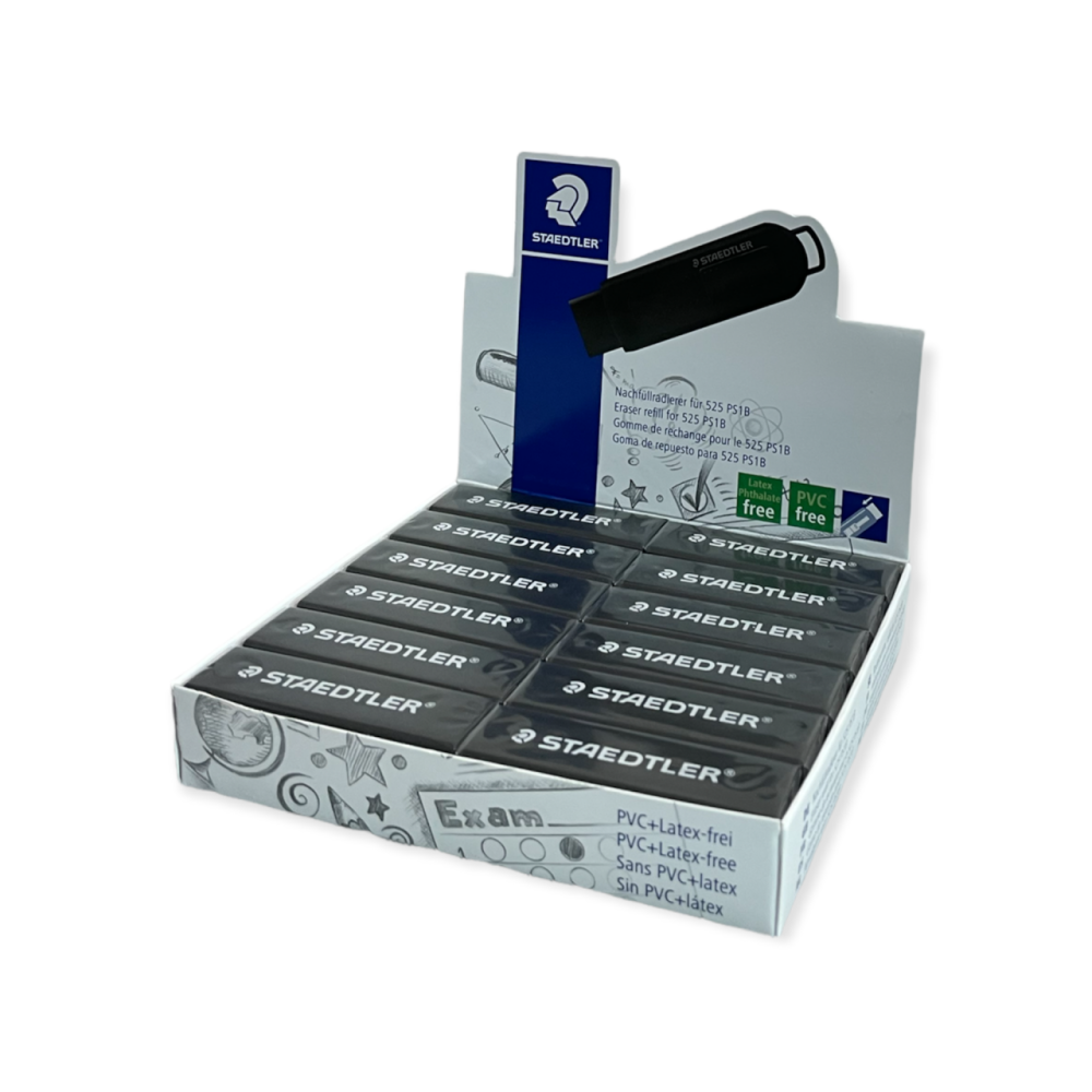 ⎪厭世文具⎪STAEDTLER推式環保橡皮擦 替換芯 日本限定黑色-細節圖2