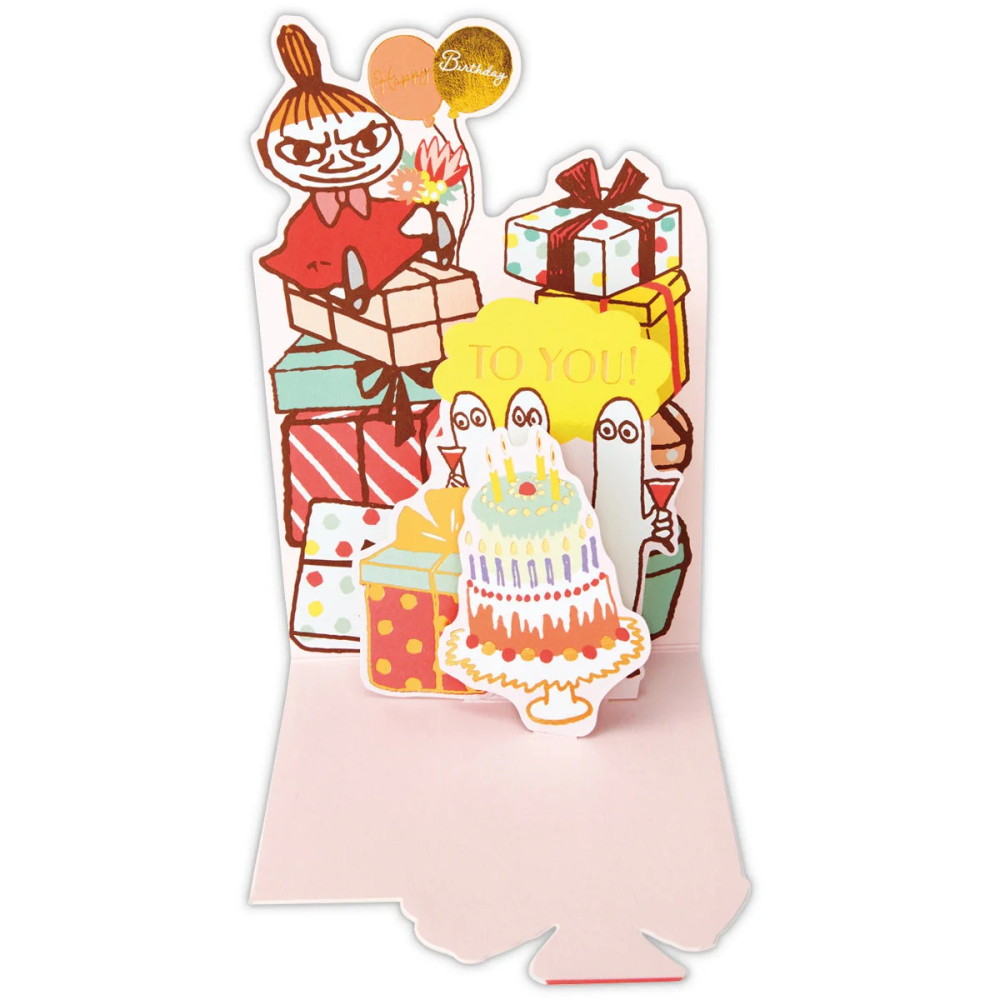 ⎪厭世文具⎪日本 Hallmark 姆明與小不點 生日慶祝卡片-細節圖2