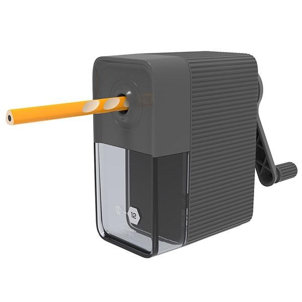 ⎪厭世文具⎪日本 nakabayashi 全尺寸削筆器：6.5 - 9mm鉛筆皆可削 黑色-細節圖4