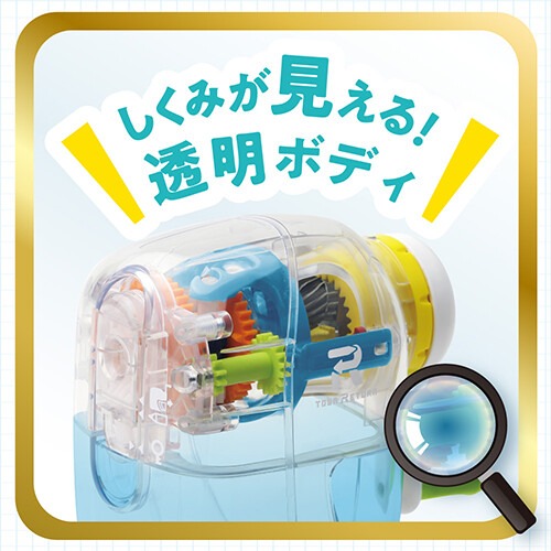 ⎪厭世文具⎪日本文具大賞Sonic 削鉛筆機 自動退出省力削筆機 透明-細節圖3