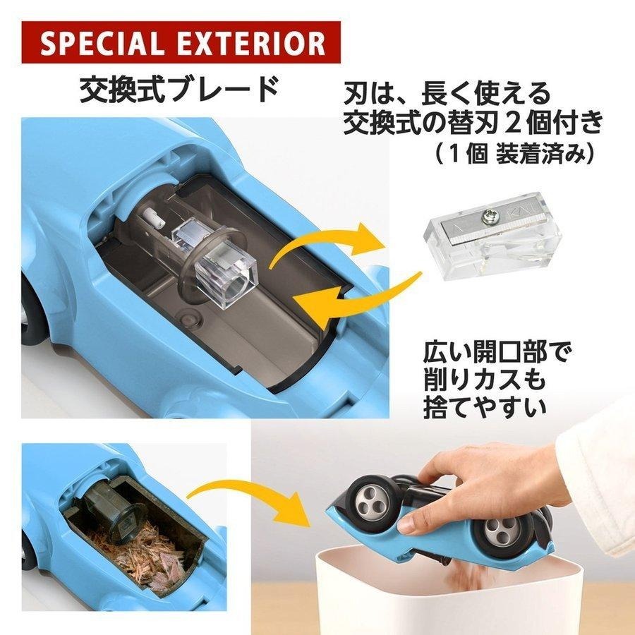 【 厭世文具 】日本 PLUS Sharpen! 鉛筆刀 FS-660 藍色-細節圖3