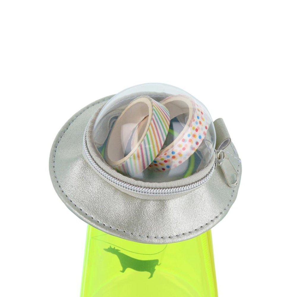 ⎪厭世文具⎪sun-star 不明飛行趣味造型鉛筆盒 藍光-細節圖2