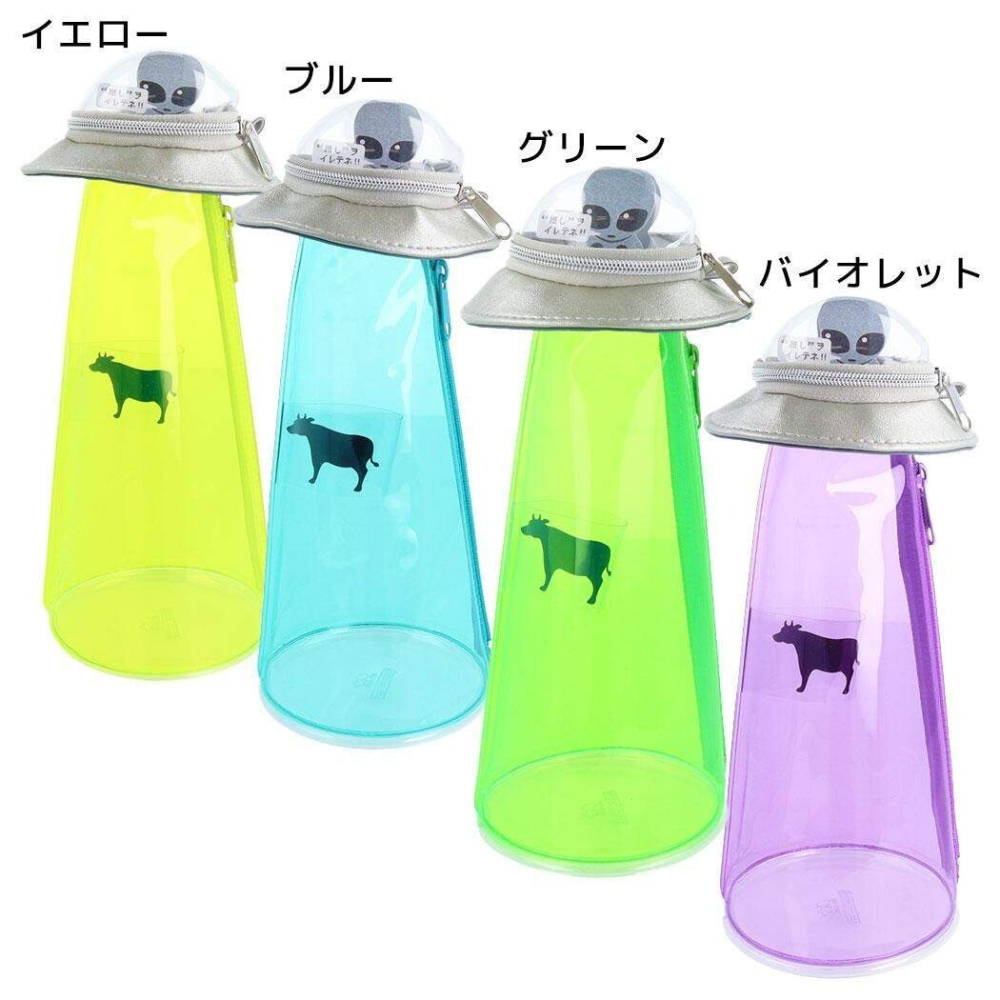 ⎪厭世文具⎪sun-star 不明飛行趣味造型鉛筆盒 藍光-細節圖3