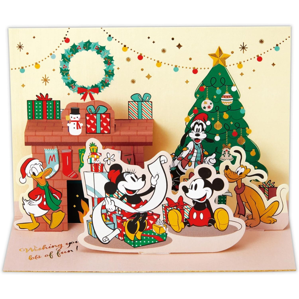 ⎪厭世文具⎪日本 Hallmark 迪士尼米奇米妮立體卡片-細節圖2