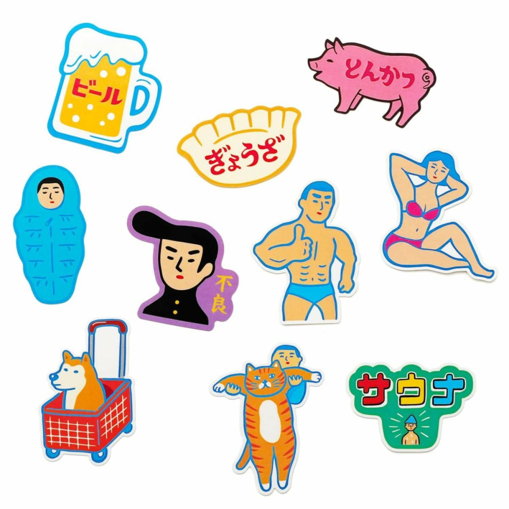 日本 HIGHTIDE Penco New Retro 造型貼紙-細節圖11