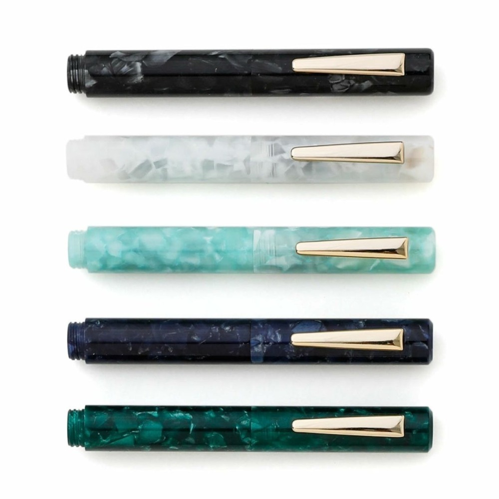 ⎪厭世文具⎪HIGHTIDE attache大理石紋鋼筆 ‧ 薄荷-細節圖8