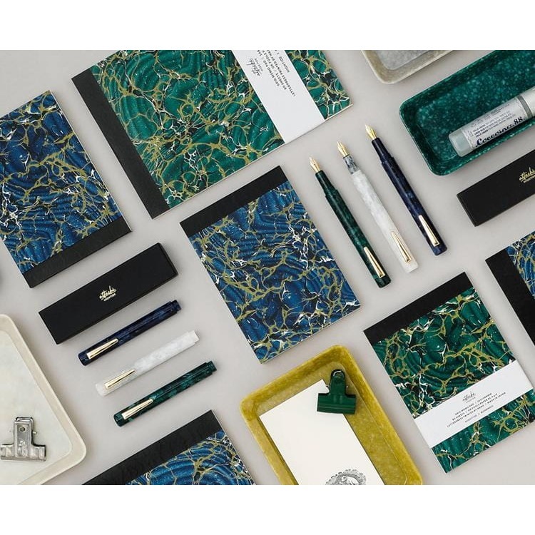 ⎪厭世文具⎪HIGHTIDE attache大理石紋鋼筆 ‧ 白-細節圖8