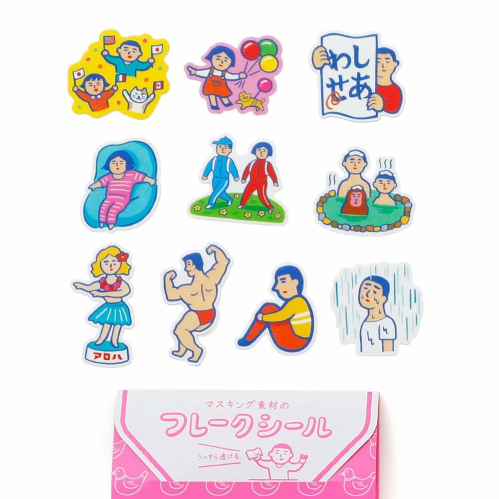 ⎪厭世文具⎪日本 HFlake Stickers 新款復古貼紙包-規格圖9