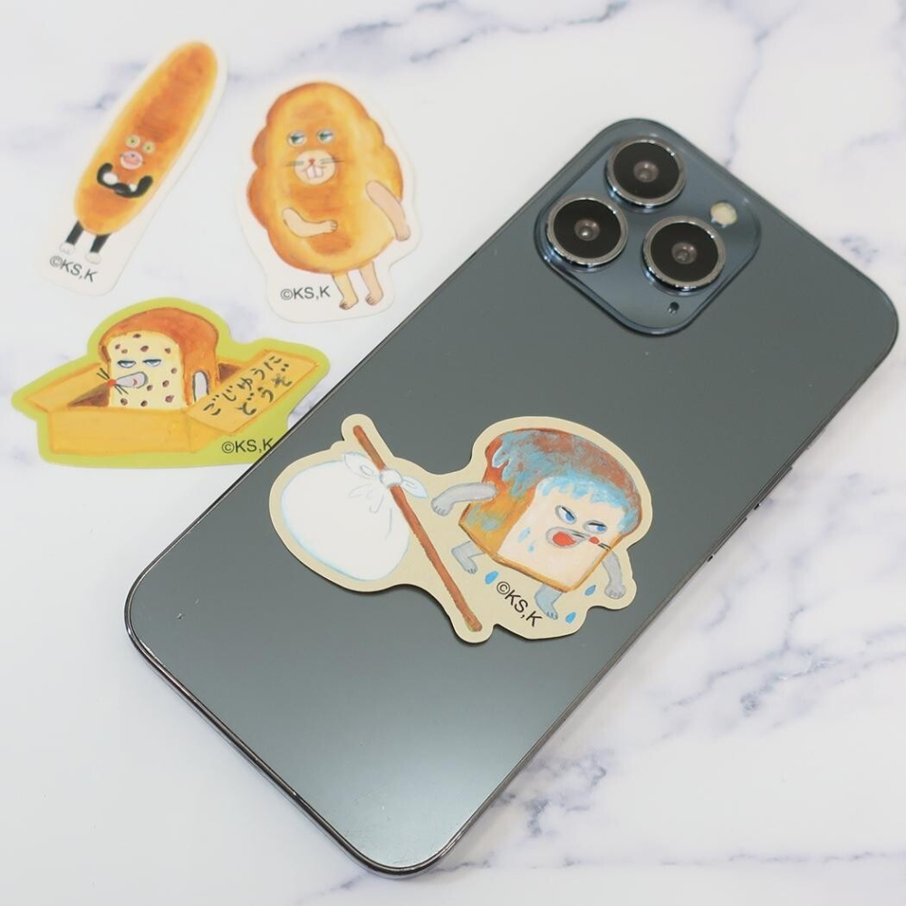 ⎪厭世文具⎪麵包小偷 繪本可愛貼紙-細節圖3