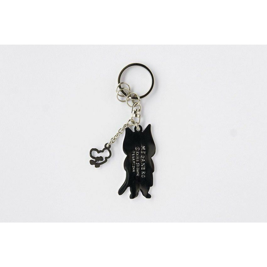 ⎪厭世文具⎪日本 手紙社- 柴田啟子 戴戴眼鏡的貓 鑰匙圈-細節圖2