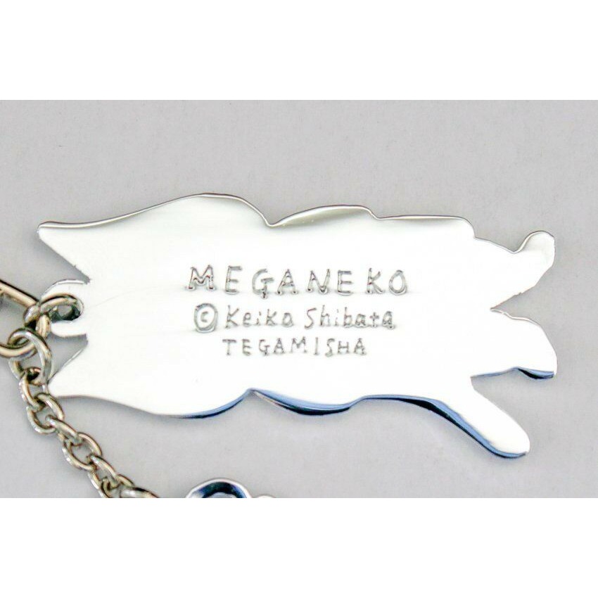 ⎪厭世文具⎪日本 手紙社- 柴田啟子 戴戴眼鏡的貓 鑰匙圈-細節圖4