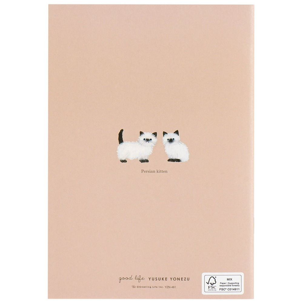 ⎪厭世文具⎪日本 Greeting Life 米津祐介 方眼A5筆記本-細節圖3