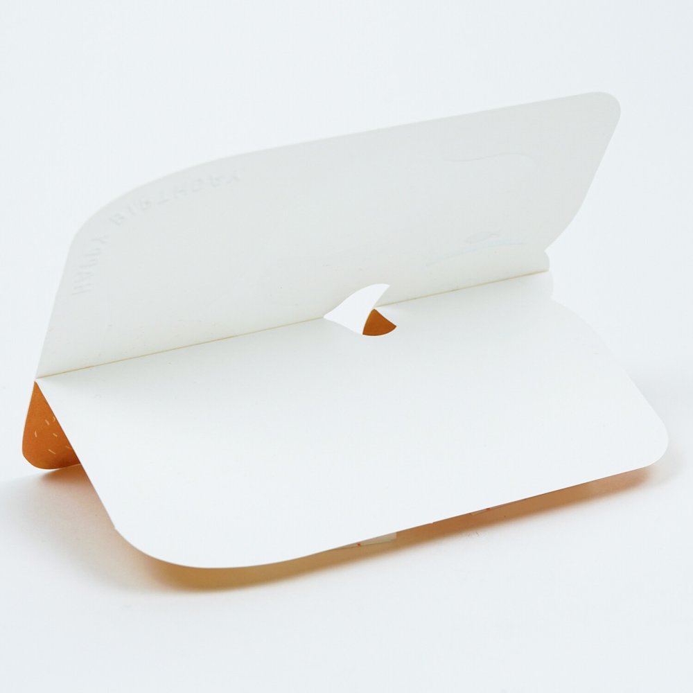 ⎪厭世文具⎪日本 Greeting Life 生日擁擠貓咪造型卡片 橘貓卡-細節圖3