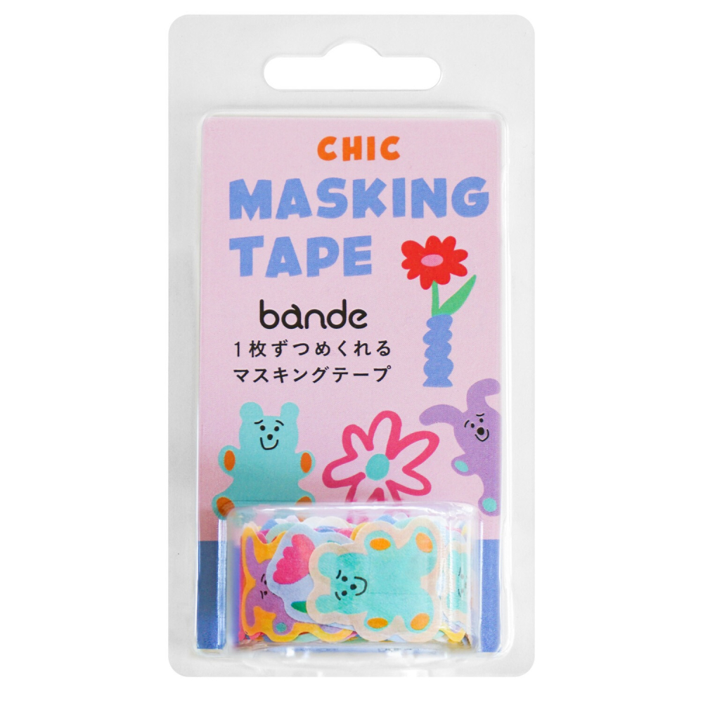 ⎪厭世文具⎪日本 Greeting Life chic x Bande 捲狀貼紙 和紙貼紙-細節圖3