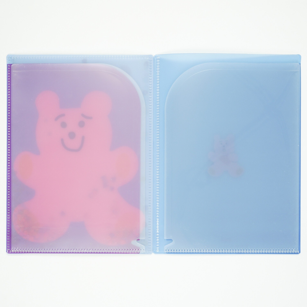 ⎪厭世文具⎪日本 Greeting Life  Chic -亮片熊 A5資料夾-細節圖3