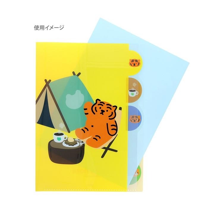 厭世文具⎪韓國 Muzik Tiger 無業老虎 A4資料夾-細節圖3