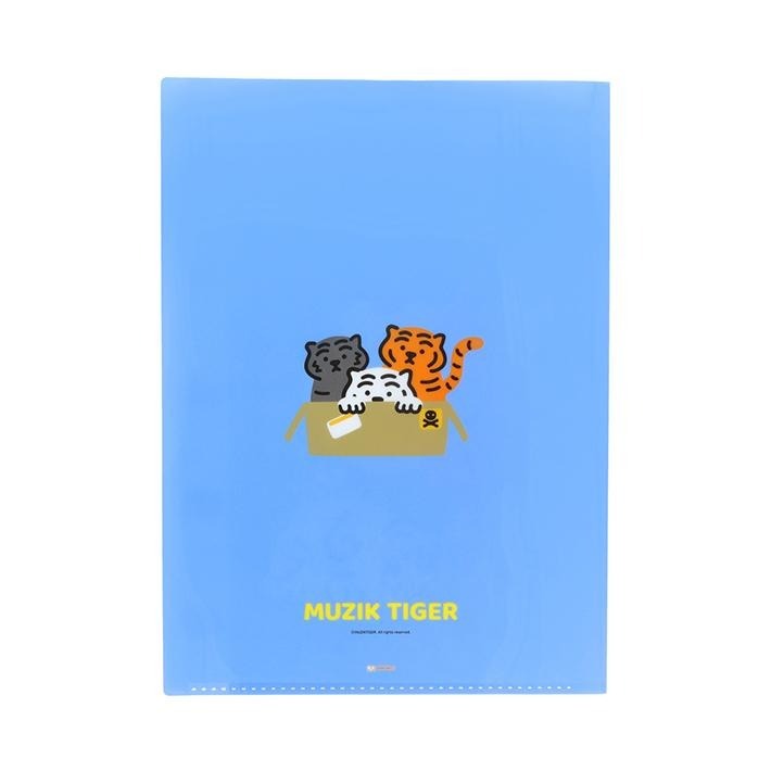 厭世文具⎪韓國 Muzik Tiger 無業老虎 A4資料夾-細節圖6