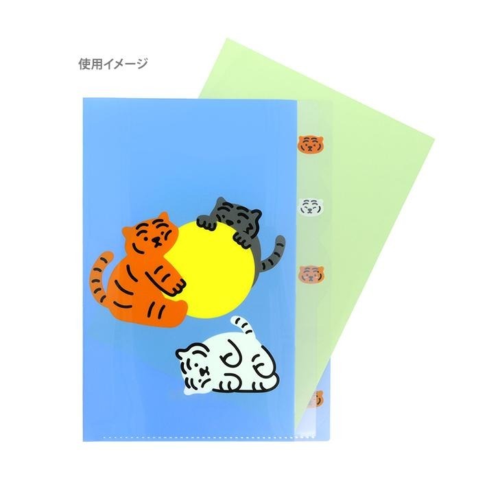 厭世文具⎪韓國 Muzik Tiger 無業老虎 A4資料夾-細節圖7
