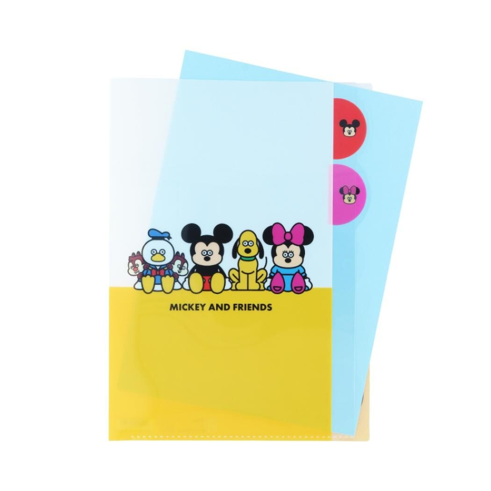 ⎪厭世文具⎪迪士尼 x 松本誠二 透明資料夾 A4 米奇 米妮-細節圖2