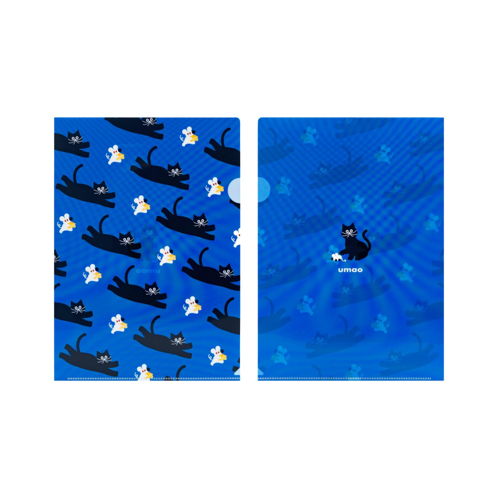 ⎪厭世文具⎪日本 FRONTIER L型資料夾組/ A4 & A5/ Umao系列/ 玩耍-細節圖2