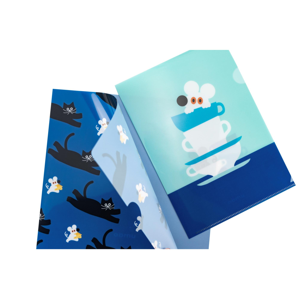 ⎪厭世文具⎪日本 FRONTIER L型資料夾組/ A4 & A5/ Umao系列/ 玩耍-細節圖5