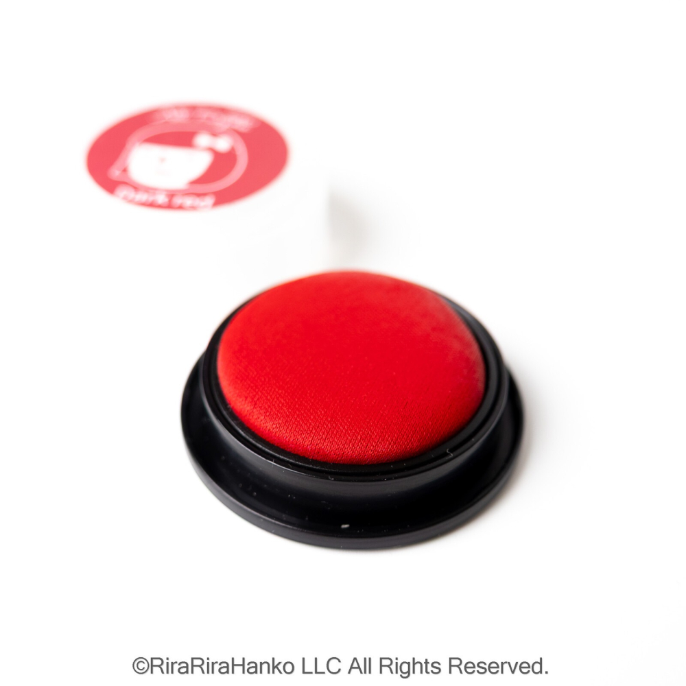 ⎪厭世文具⎪日本RiraRira Stamp 原創設計【深紅色】迷你多用途印台（印泥）-細節圖3