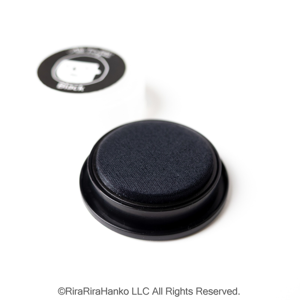 ⎪厭世文具⎪日本RiraRira Stamp 原創設計【黑色】迷你多用途印台（印泥）-細節圖3