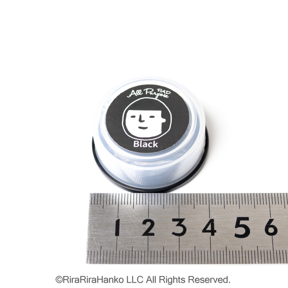 ⎪厭世文具⎪日本RiraRira Stamp 原創設計【黑色】迷你多用途印台（印泥）-細節圖6
