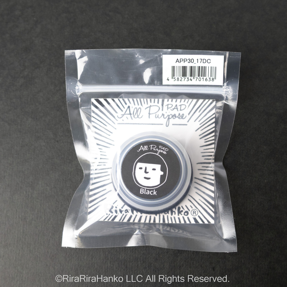 ⎪厭世文具⎪日本RiraRira Stamp 原創設計【黑色】迷你多用途印台（印泥）-細節圖7