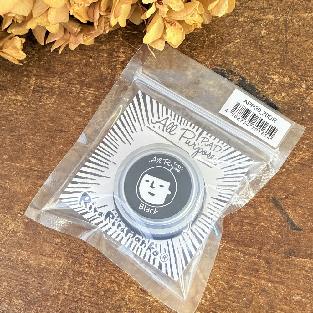 ⎪厭世文具⎪日本RiraRira Stamp 原創設計【黑色】迷你多用途印台（印泥）-細節圖8