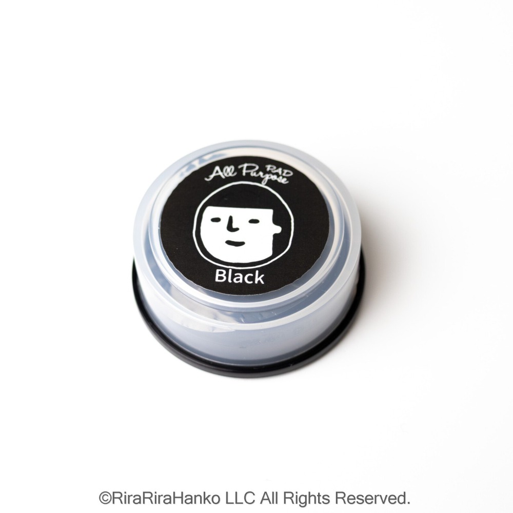 ⎪厭世文具⎪日本RiraRira Stamp 原創設計【黑色】迷你多用途印台（印泥）-細節圖5