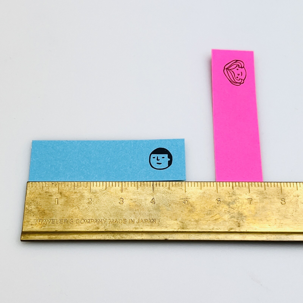⎪厭世文具⎪日本RiraRira Rira 人物便利貼5色迷你裝-細節圖2