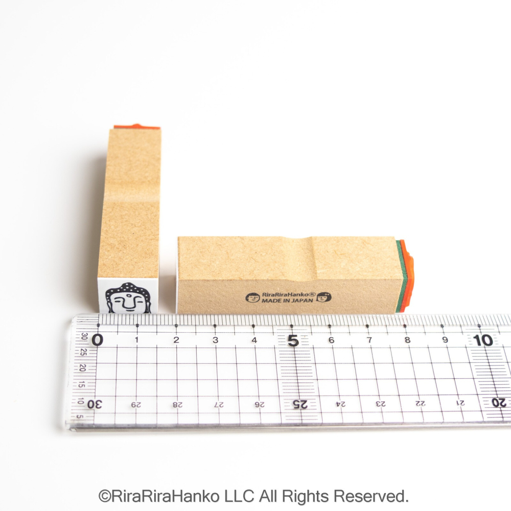 ⎪厭世文具⎪日本RiraRira 佛像，15mm 正方形 印章-細節圖3