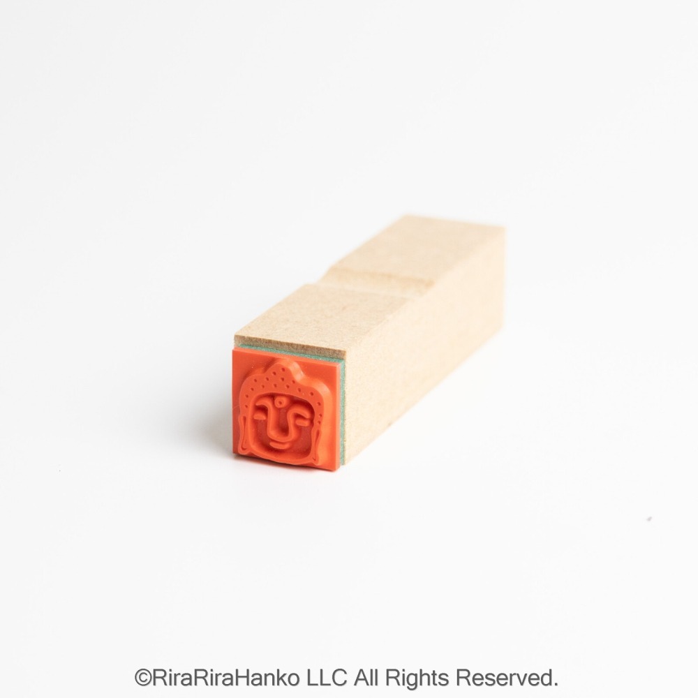 ⎪厭世文具⎪日本RiraRira 佛像，15mm 正方形 印章-細節圖2