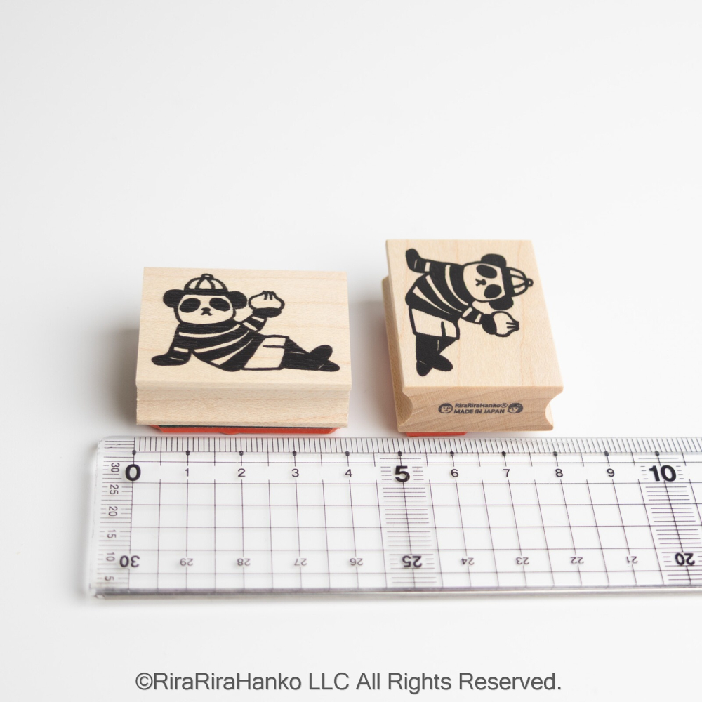 ⎪厭世文具⎪日本RiraRira 唐人街熊貓 印章-細節圖4