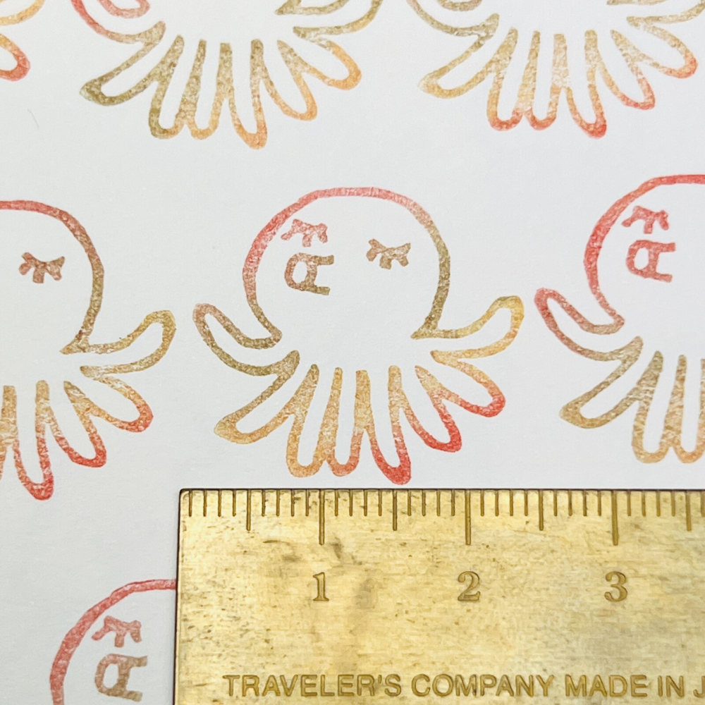 ⎪厭世文具⎪日本RiraRira 章魚君 印章-細節圖2