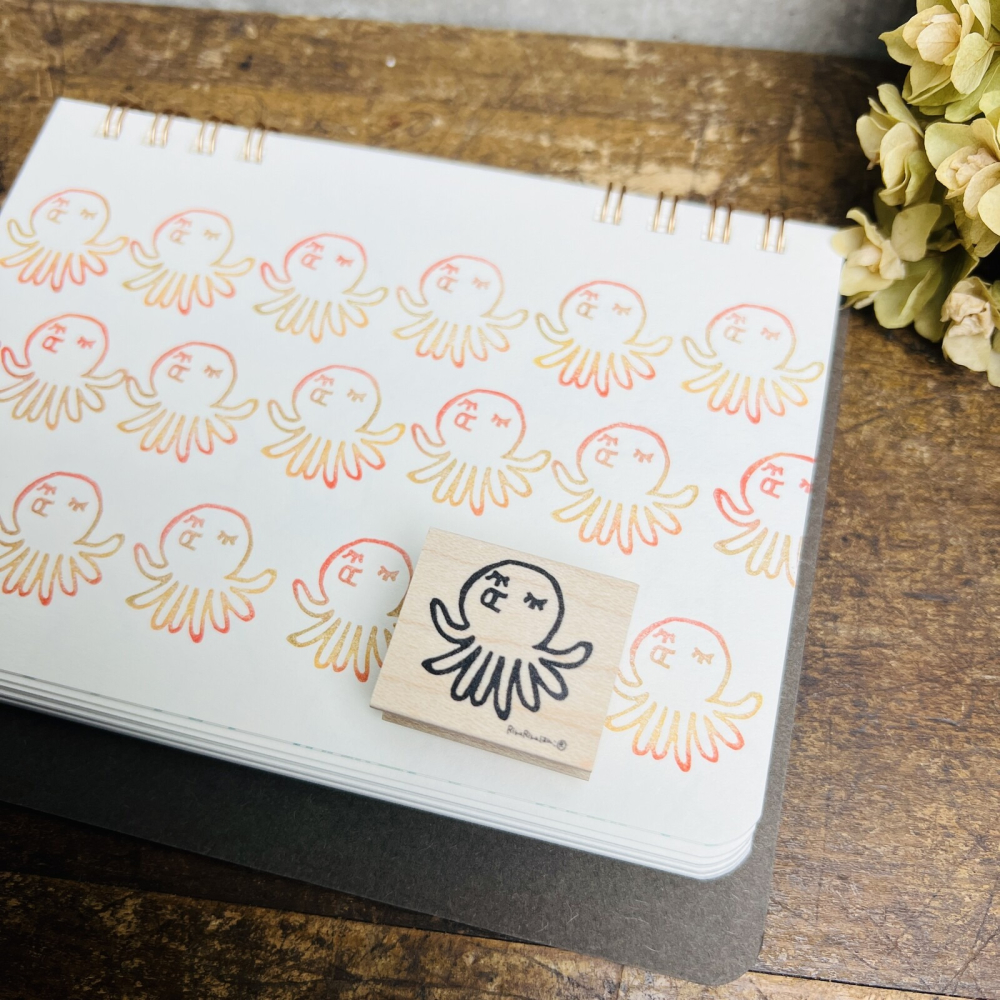 ⎪厭世文具⎪日本RiraRira 章魚君 印章-細節圖5