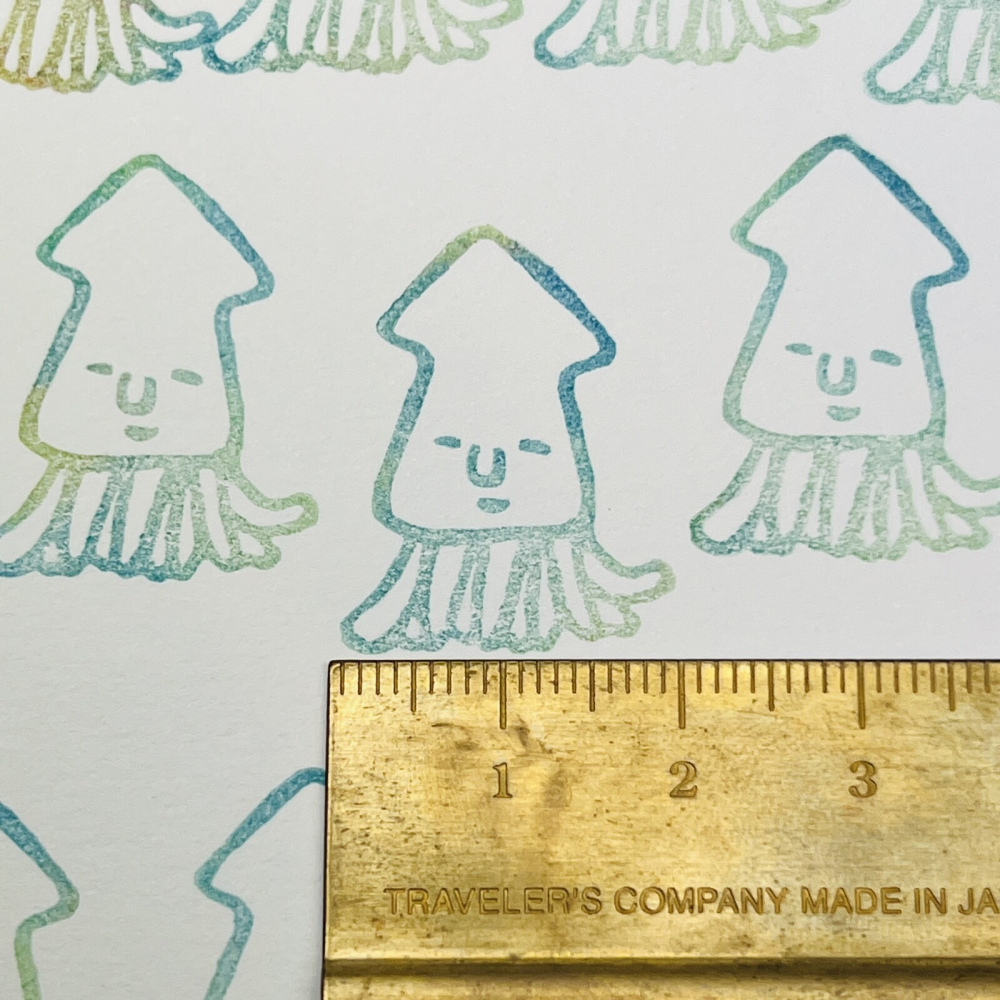 ⎪厭世文具⎪日本RiraRira 小烏賊 印章-細節圖3