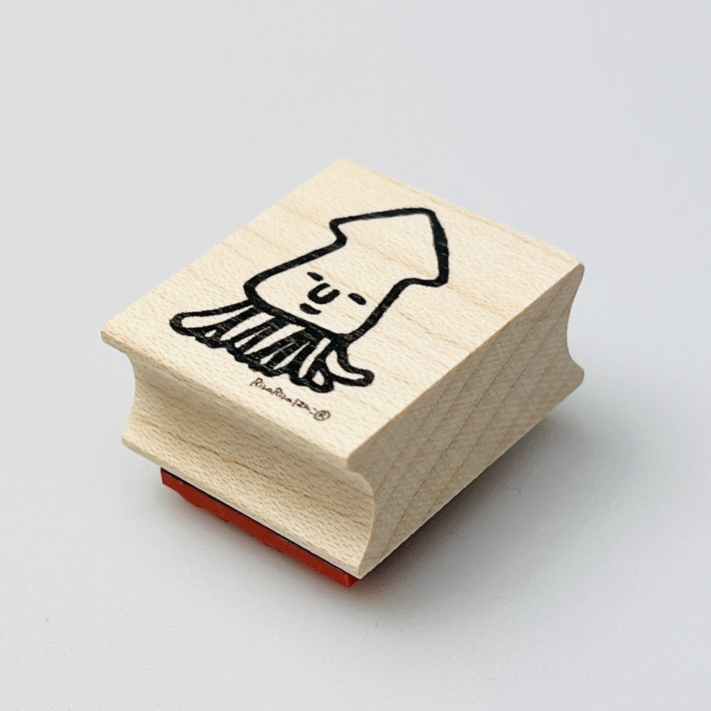 ⎪厭世文具⎪日本RiraRira 小烏賊 印章-細節圖5