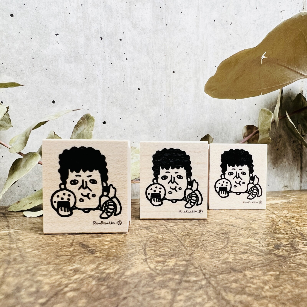 ⎪厭世文具⎪日本RiraRira 大口吃關小姐 印章-細節圖5