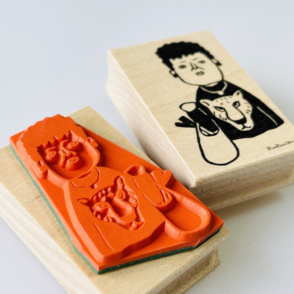 ⎪厭世文具⎪日本RiraRira 大阪大媽 關小姐 印章-細節圖2