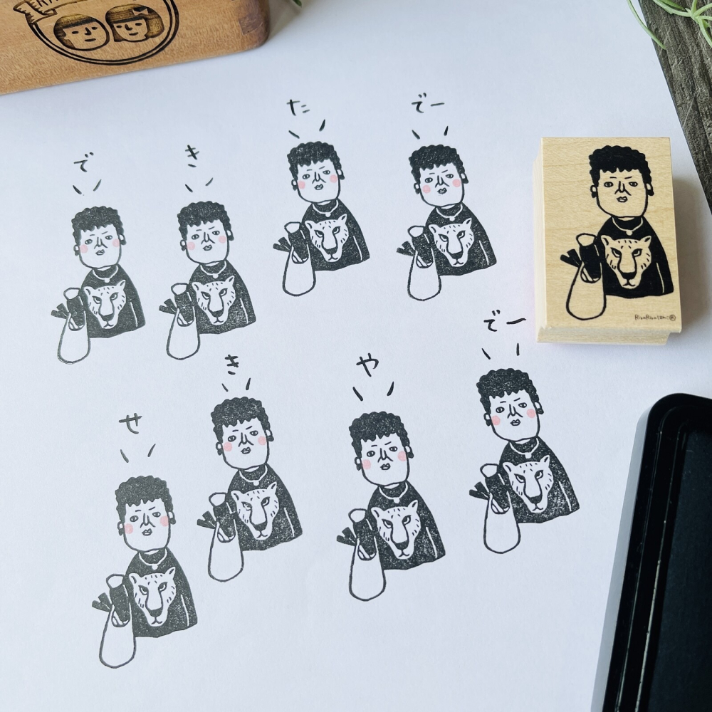 ⎪厭世文具⎪日本RiraRira 大阪大媽 關小姐 印章-細節圖5