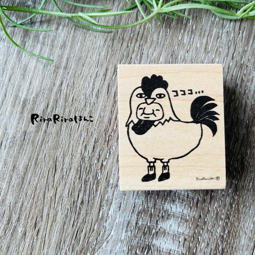 ⎪厭世文具⎪日本RiraRira 雞啼囉！岩井係長 印章-細節圖4