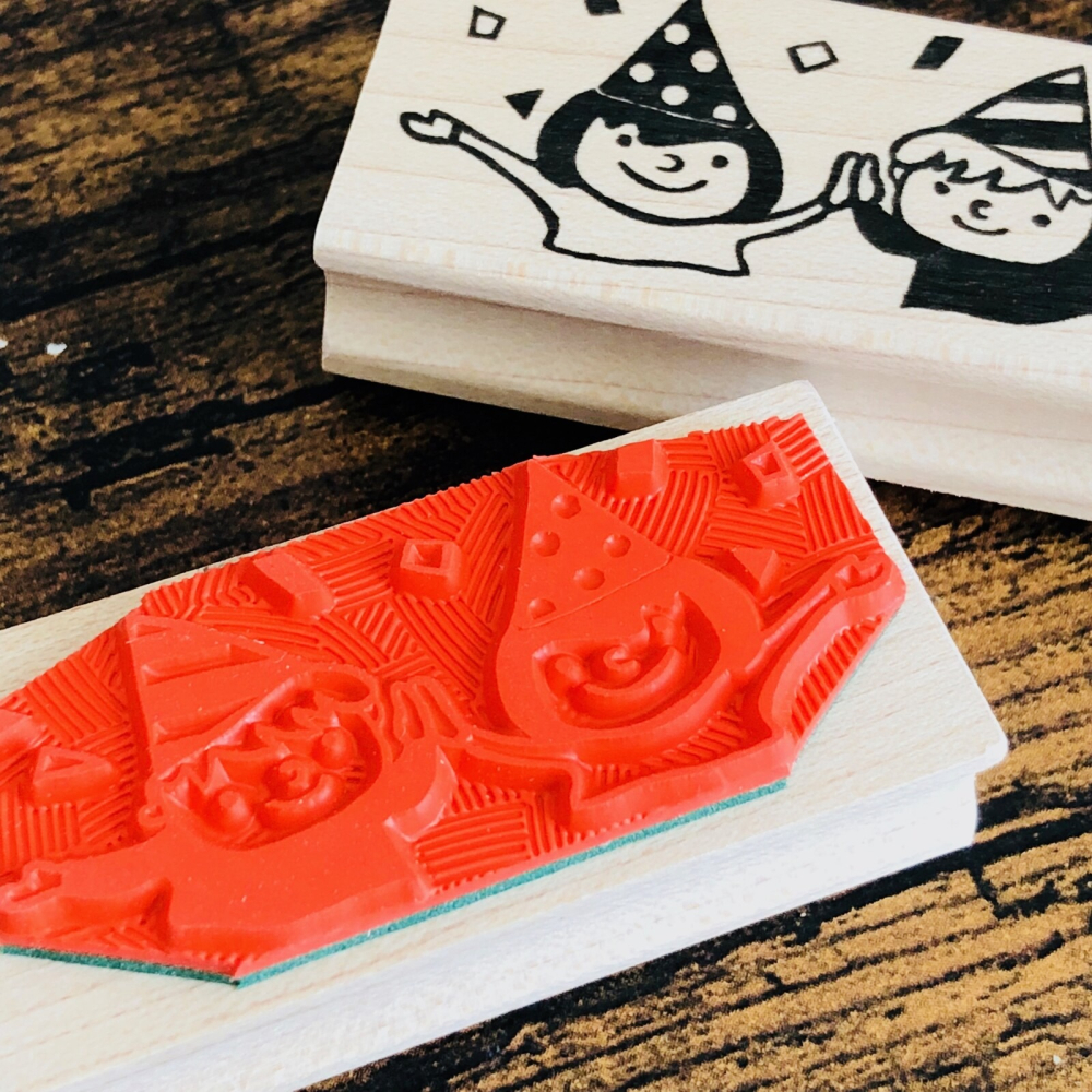 ⎪厭世文具⎪日本RiraRira 派對咖兒童 印章-細節圖2