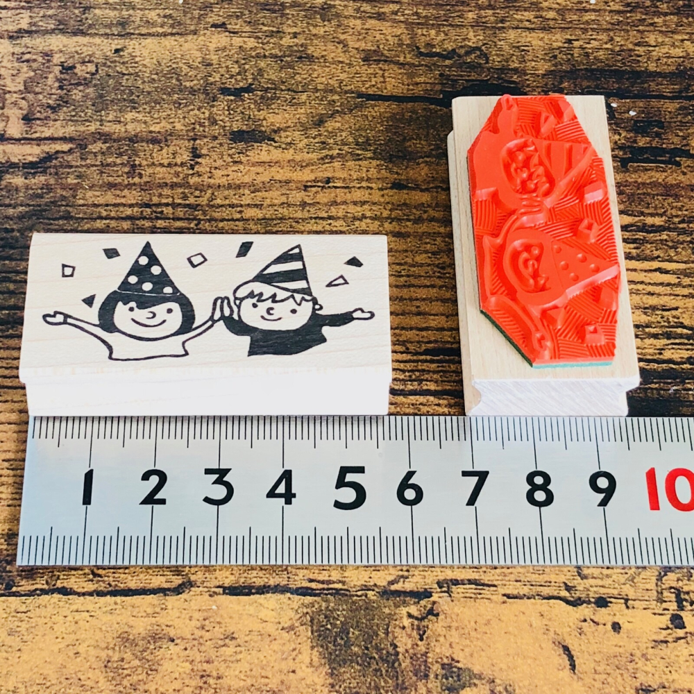 ⎪厭世文具⎪日本RiraRira 派對咖兒童 印章-細節圖6