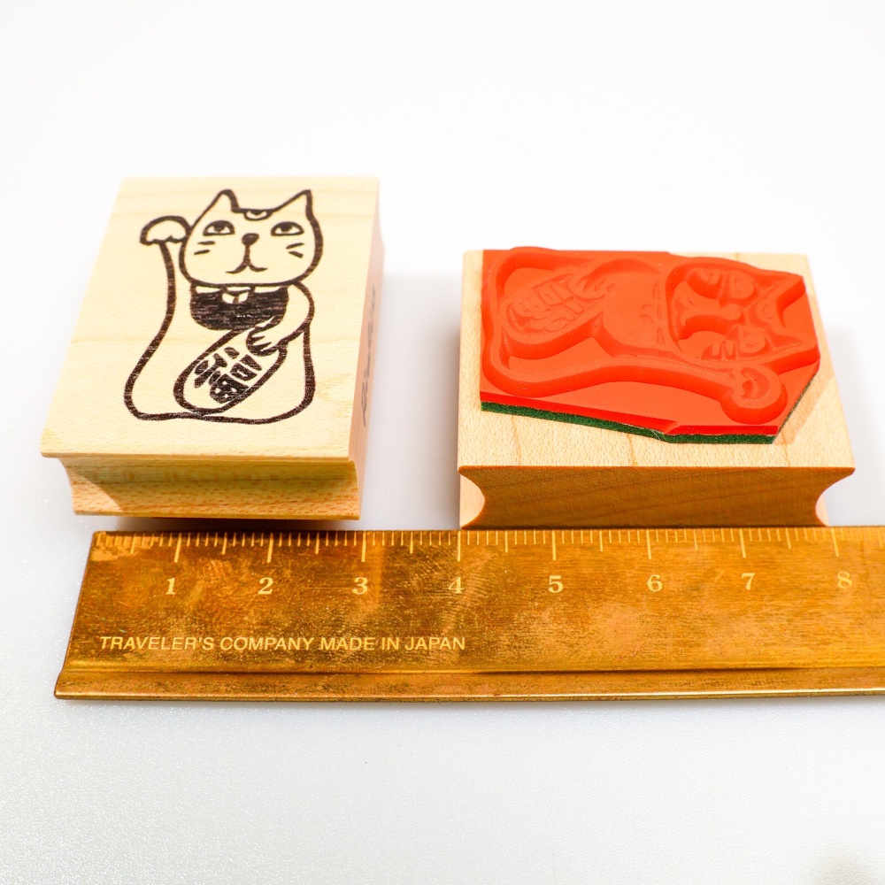 ⎪厭世文具⎪日本RiraRira 招財貓 印章-細節圖7