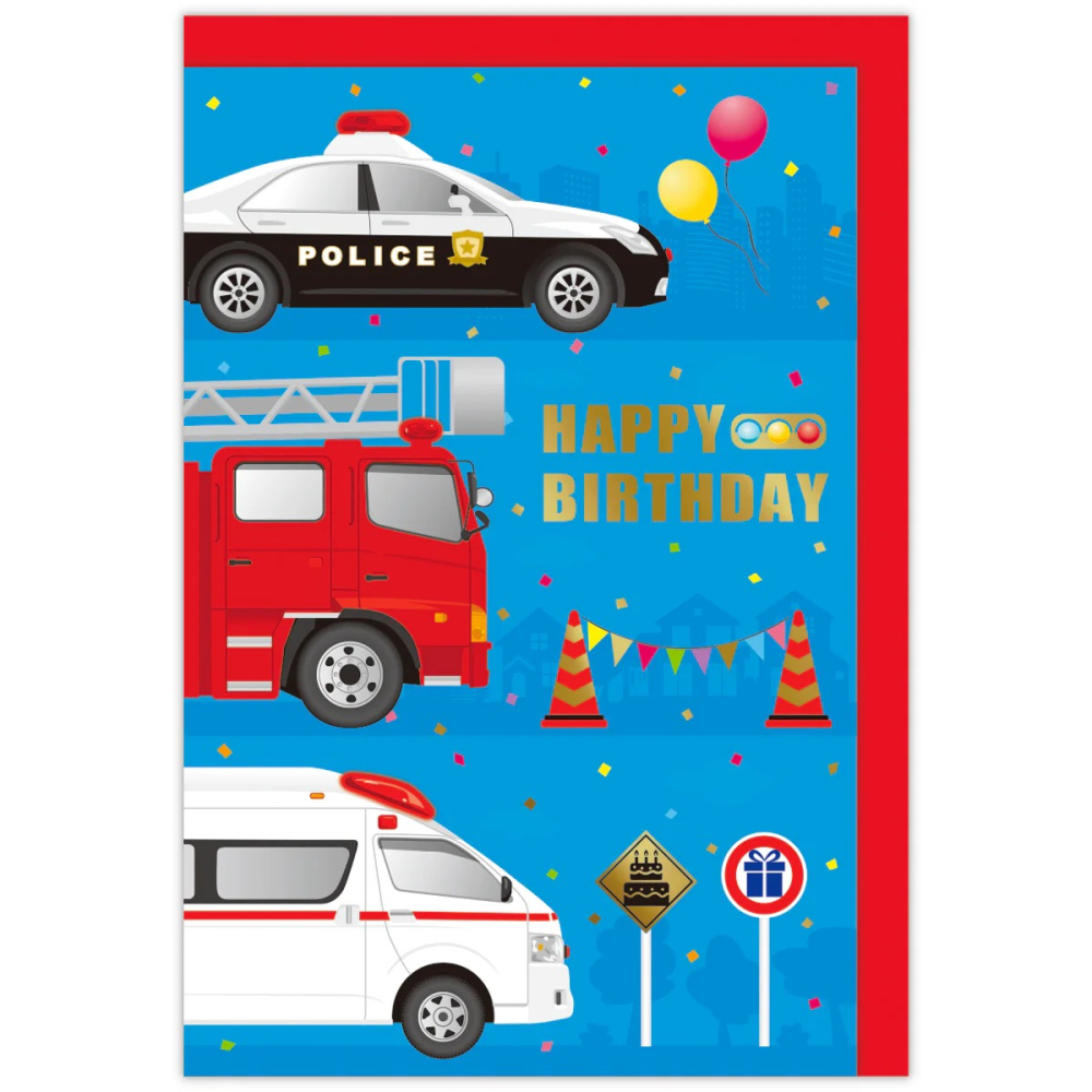 ⎪厭世文具⎪日本 Hallmark 生日慶典 - LED 立體車子音樂卡片-細節圖3